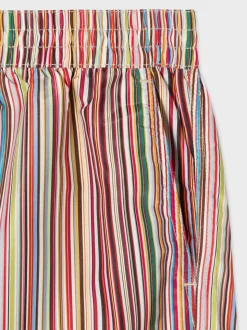 PS Paul Smith Black Printed Swim Shorts