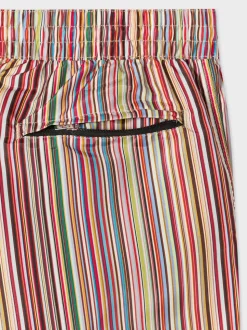 PS Paul Smith Black Printed Swim Shorts
