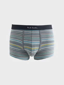 PS Paul Smith Black Signature Stripe Boxers 5 Pack