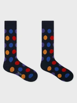 PS Paul Smith Black Spots Pattern Socks
