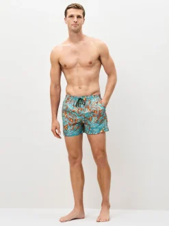 PS Paul Smith Blue Chalet Logo Swim Shorts