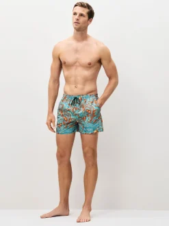 PS Paul Smith Blue Chalet Logo Swim Shorts