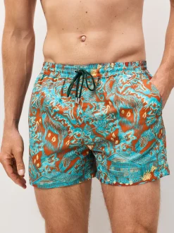 PS Paul Smith Blue Chalet Logo Swim Shorts