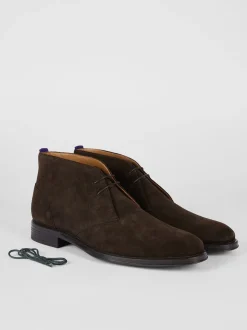 PS Paul Smith Brown Wilbur Suede Boots