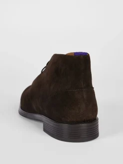 PS Paul Smith Brown Wilbur Suede Boots