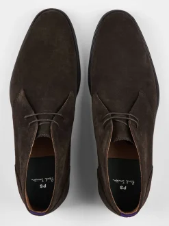 PS Paul Smith Brown Wilbur Suede Boots