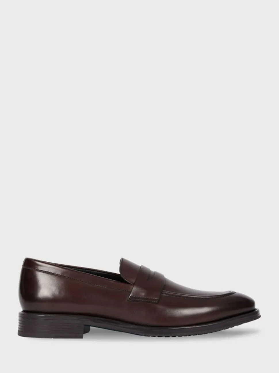 PS Paul Smith Dark Brown Pierce Leather Loafers