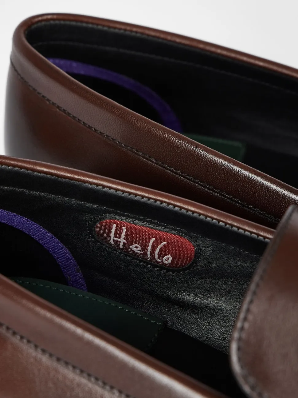 PS Paul Smith Dark Brown Pierce Leather Loafers