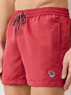 PS Paul Smith Pink Regular-Fit Logo Swim Shorts