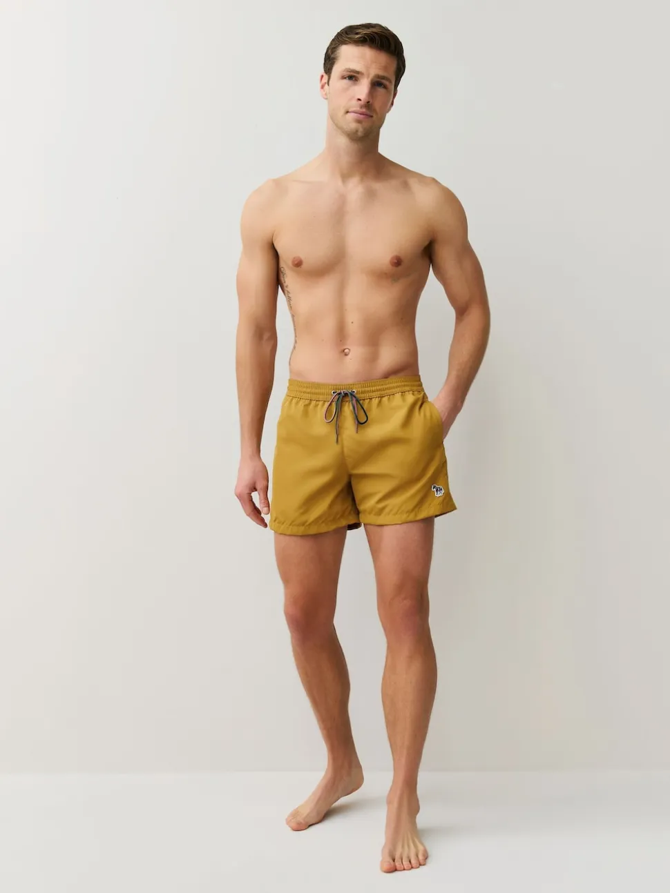 PS Paul Smith Yellow Logo Shorts
