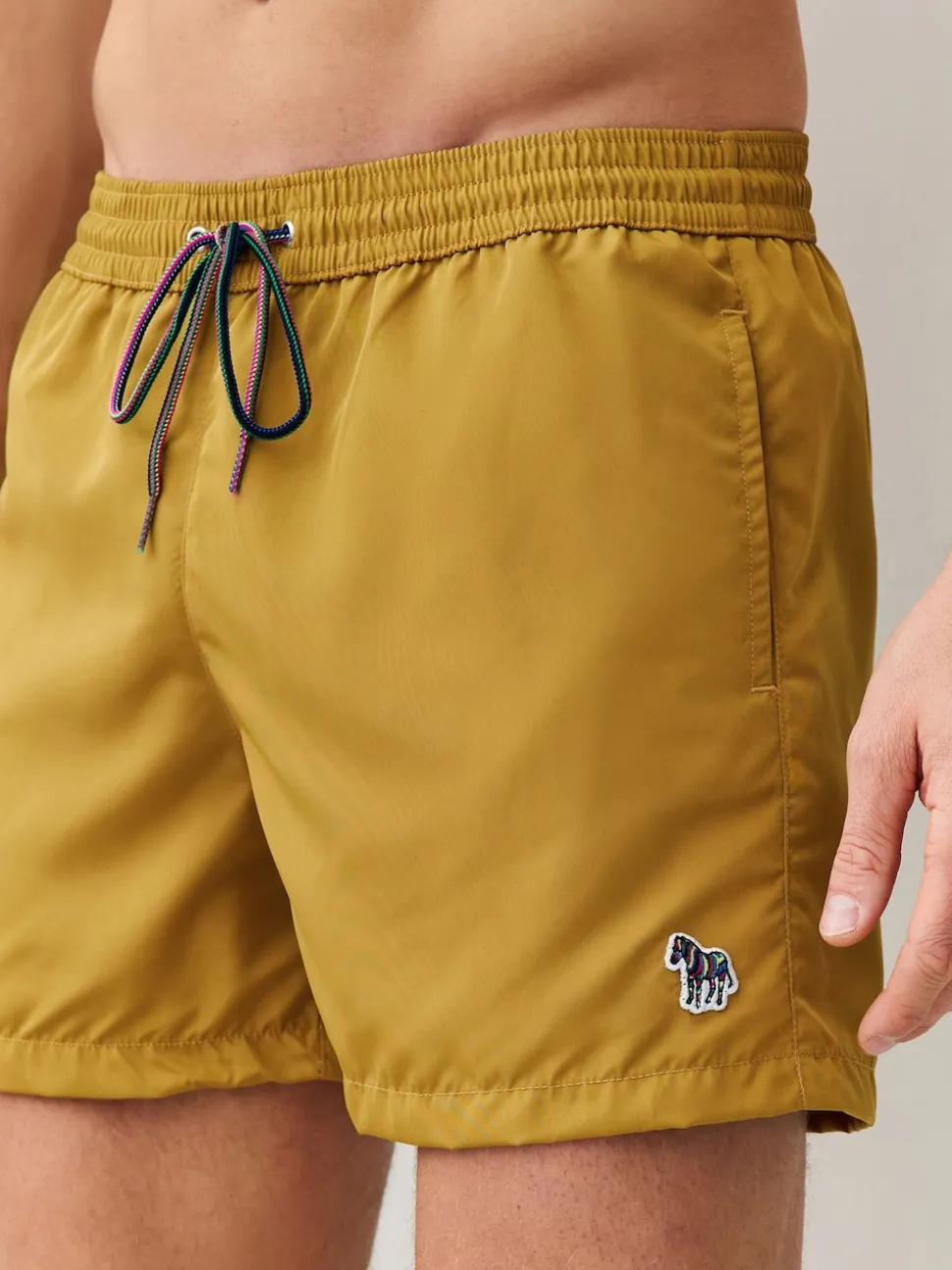 PS Paul Smith Yellow Logo Shorts