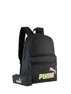 Puma Black Kids Phase Backpack Set