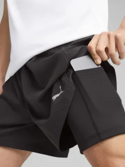 Puma Black Mens Velocity 2-in-1 Running Shorts