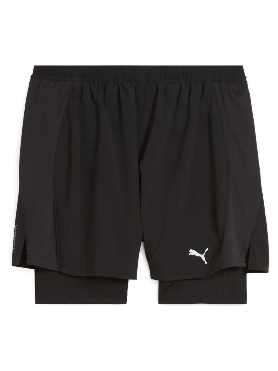 Puma Black Mens Velocity 2-in-1 Running Shorts