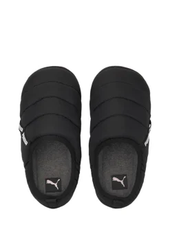 Puma Black Scuff Slippers