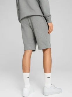Puma Grey Mens Essentials No. 1 Logo 10" Shorts