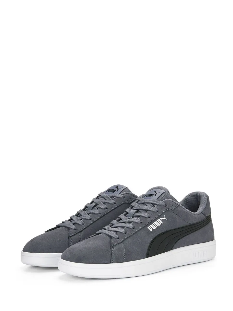 Puma Grey Mens Smash 3.0 Trainers