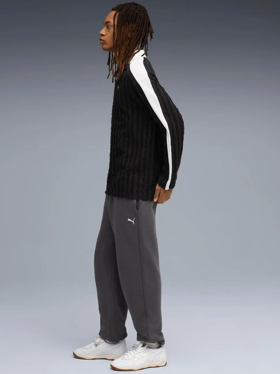 Puma Grey Wardrobe Essentials Relaxed Joggers