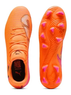 Puma Orange Mens Future 8 Play Firm Ground Football Boots