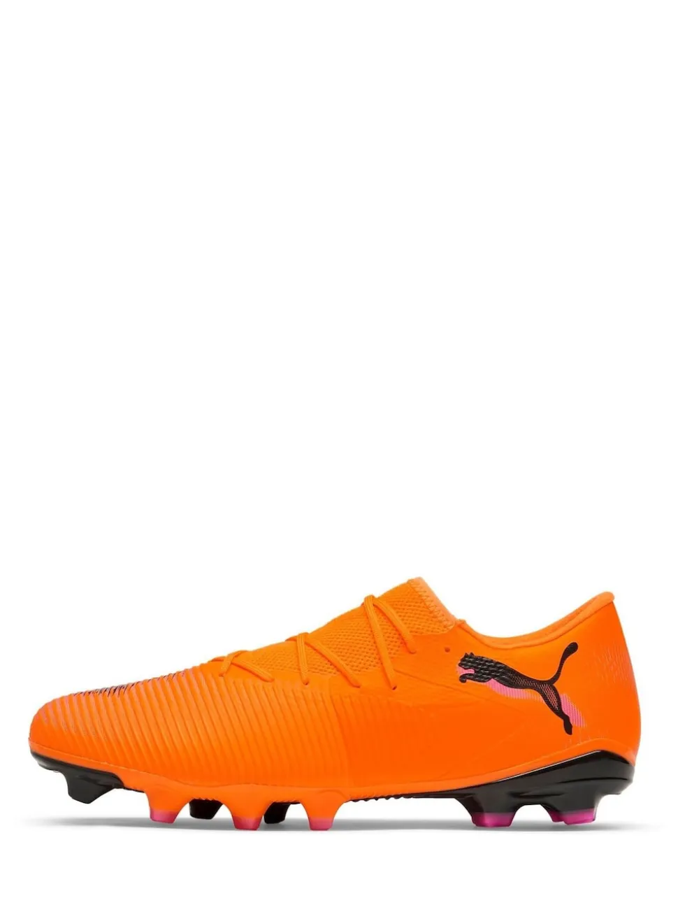 Puma Orange Mens Future 8 Match Low Firm Ground Football Boots