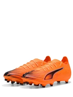 Puma Orange Mens Ultra 6 Match Firm Ground Football Boots