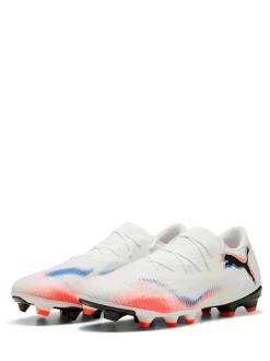 Puma White Mens Future 8 Match Low Firm Ground football Boots