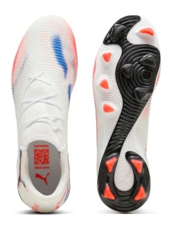 Puma White Mens Future 8 Match Low Firm Ground football Boots