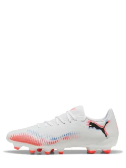 Puma White Mens Future 8 Play Firm Ground Football Boots