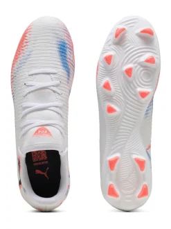 Puma White Mens Future 8 Play Firm Ground Football Boots