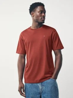 Purple / Navy Blue / Orange / Green Regular Fit T-Shirts 4 Pack