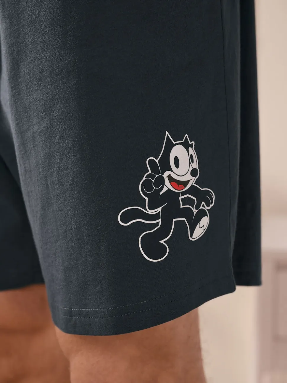 Purple Felix The Cat Jersey Short Pyjamas Set