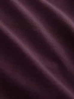 Purple Regular Fit Essential V-Neck T-Shirt
