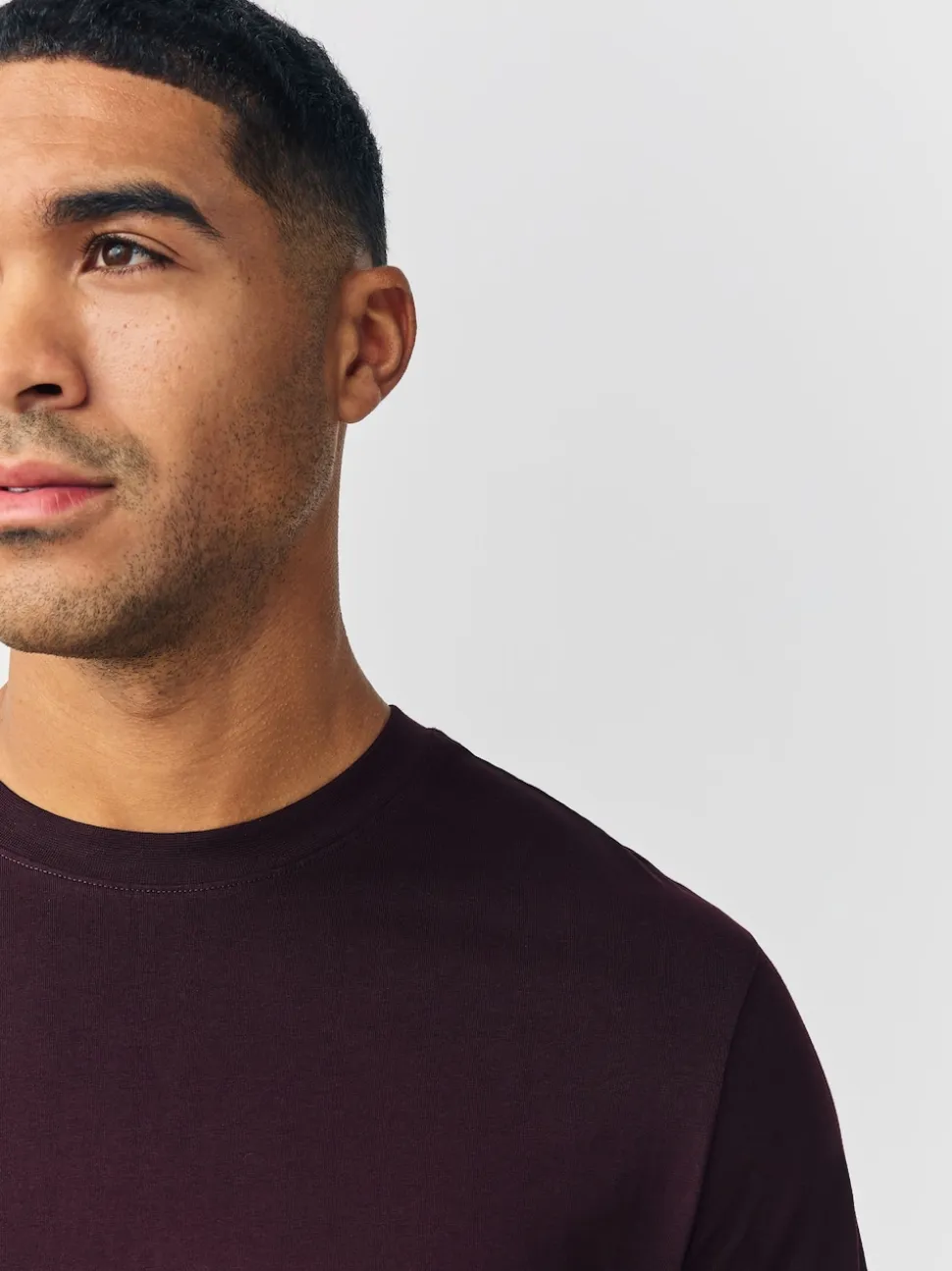 Purple Regular Fit Long Sleeve Crew Neck T-Shirt