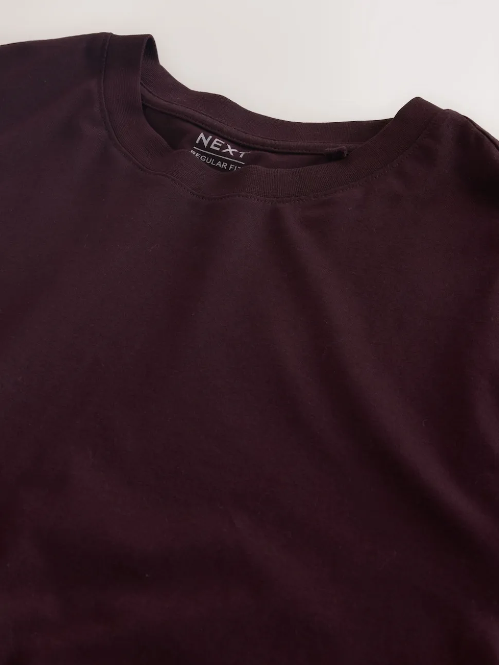 Purple Regular Fit Long Sleeve Crew Neck T-Shirt