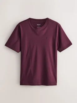 Purple Regular Fit Stag T-Shirt