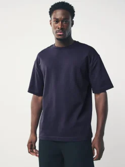 Purple Relaxed Fit Heavyweight T-Shirt