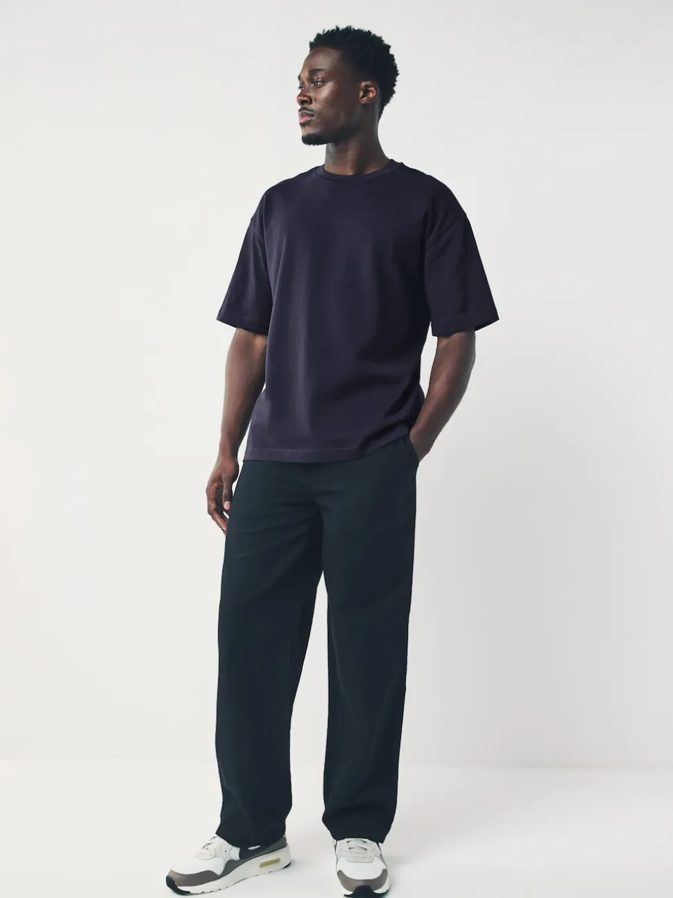 Purple Relaxed Fit Heavyweight T-Shirt