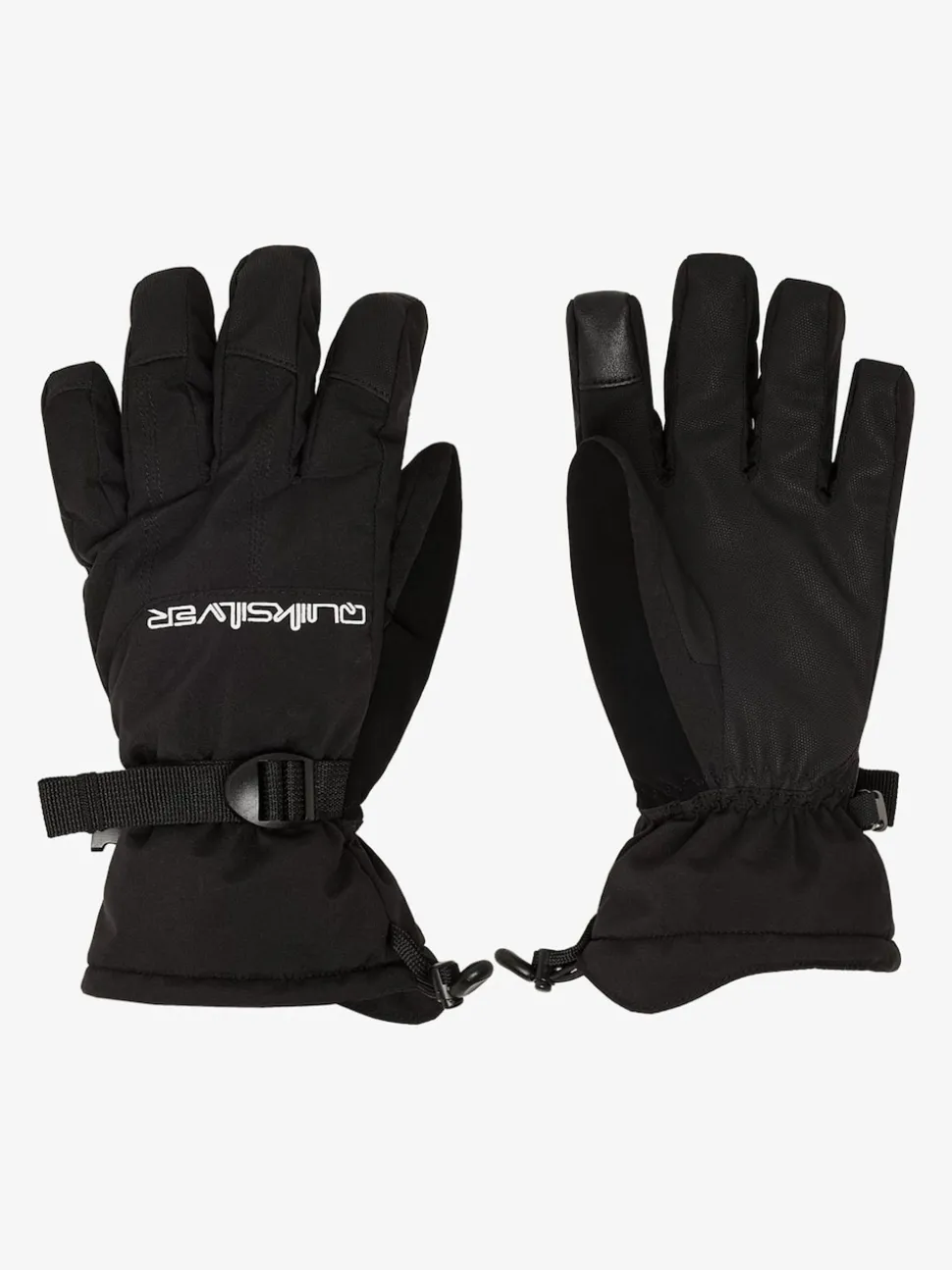 Quiksilver Black Mission Logo Ski Gloves