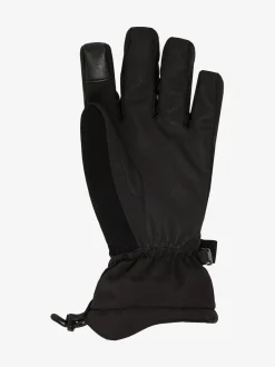 Quiksilver Black Mission Logo Ski Gloves