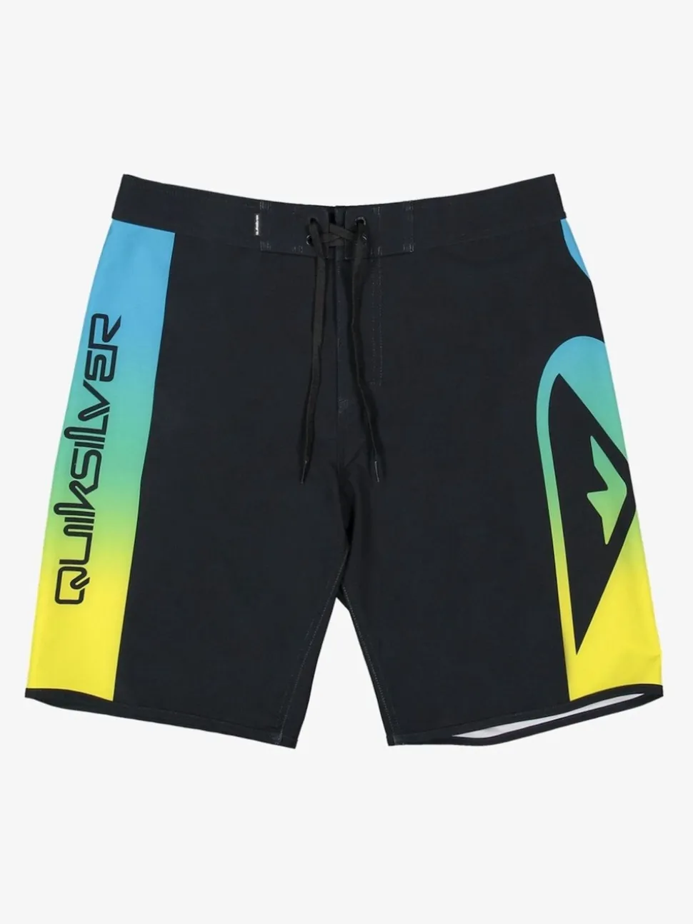 Quiksilver Black Surfsilk Holmes 20 Logo Swim Shorts