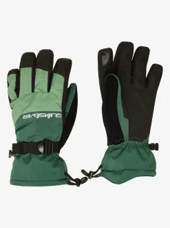 Quiksilver Green Mission Logo Ski Gloves
