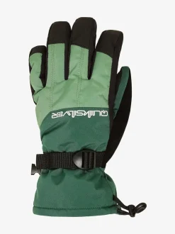 Quiksilver Green Mission Logo Ski Gloves