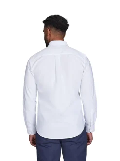 Raging Bull Long Sleeve Classic 100% Cotton Oxford White Shirt