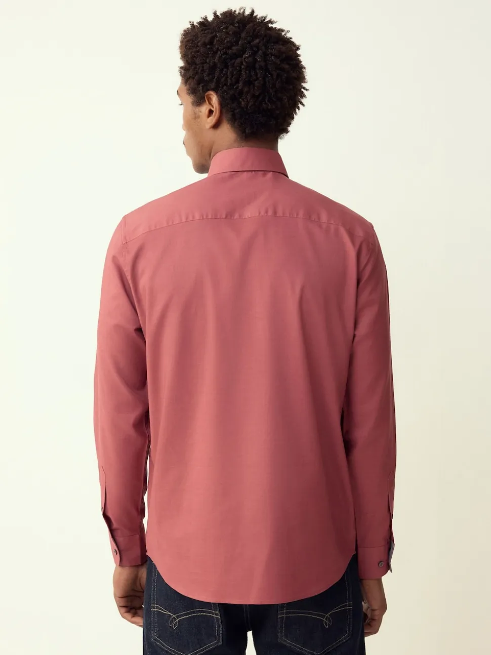 Raspberry Pink Regular Fit Button Down Easy Iron Oxford Shirt