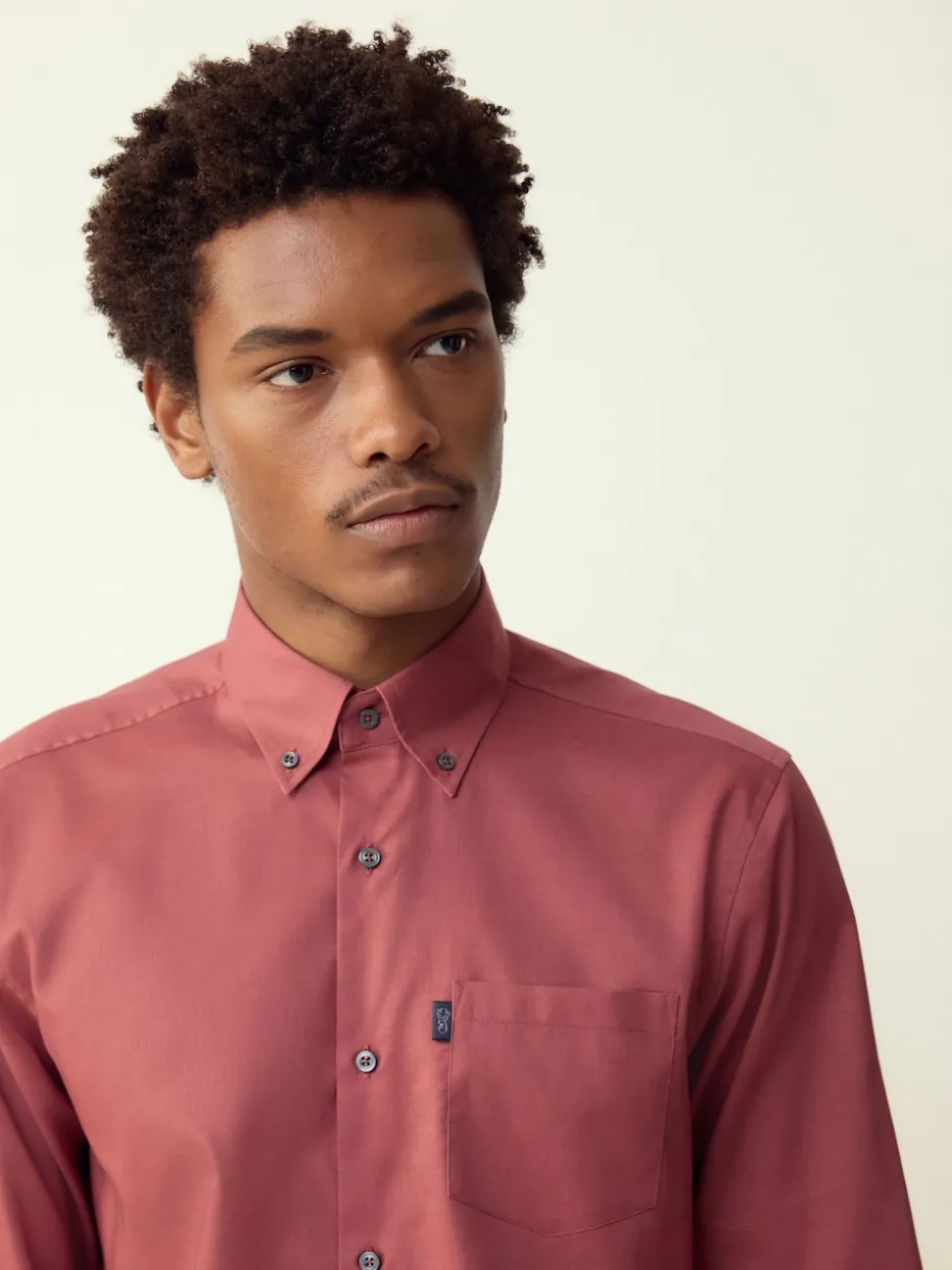 Raspberry Pink Regular Fit Button Down Easy Iron Oxford Shirt