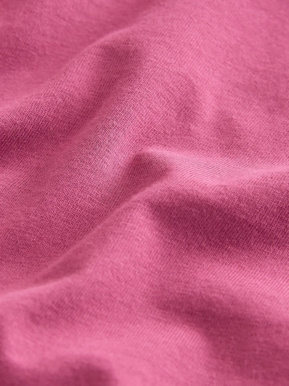 Raspberry Pink Slim Fit Essential Crew Neck Cotton T-Shirt