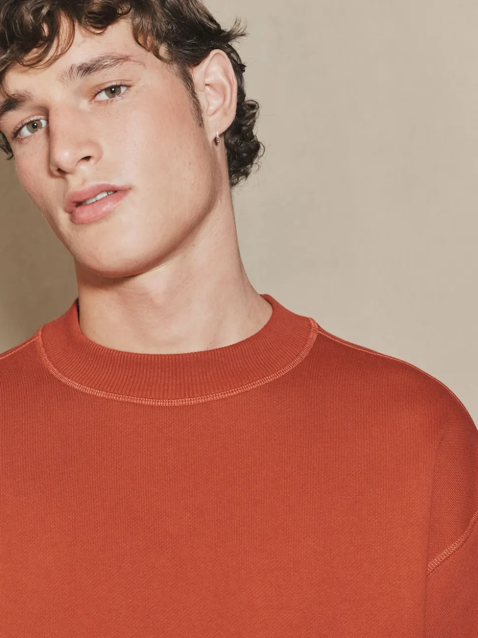 Red EDIT Long Sleeve Sweatshirt