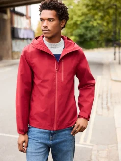 Red Shower Resistant Anorak Jacket