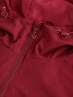 Red Shower Resistant Anorak Jacket