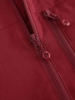 Red Shower Resistant Anorak Jacket